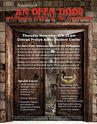 Screening of An Open Door: Holocaust Haven in the Philippines