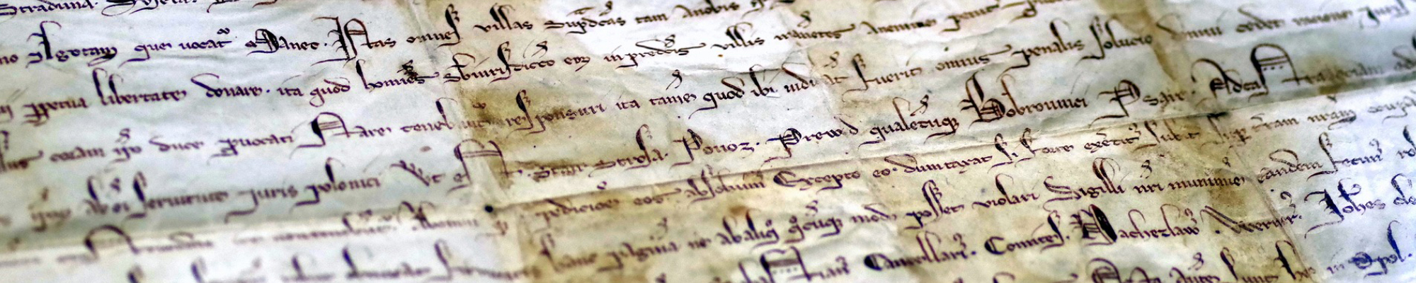 old writing on parchment