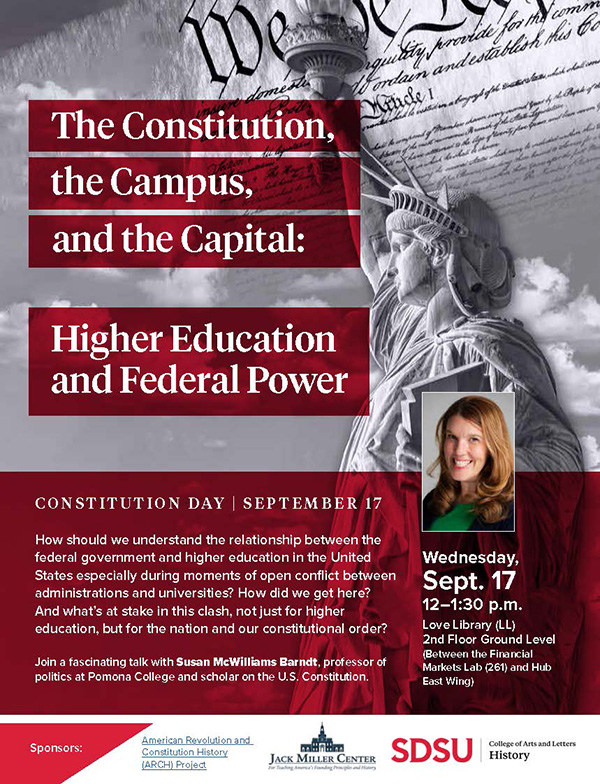 The Constitution, the Campus, and the Capital: Higher Education and Federal Power